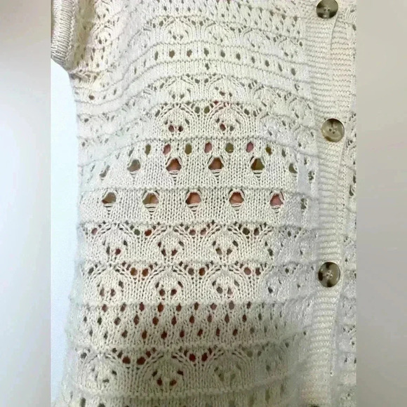 Womens Jessica Simpson crochet blouse size M - Picture 2 of 4